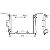 International Radiators Radiateur, refroidissement du moteur VAN WEZEL, par ex. pour Renault