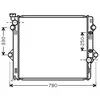 International Radiators VAN WEZEL Radiateur moteur pour TOYOTA: Land Cruiser (Ref: 53002478)