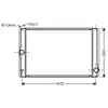 Radiateur, refroidissement du moteur 53002400 International Radiators 53002400