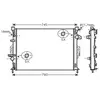 Radiateur refroidissement moteur VAN WEZEL 18002425 - Réf. 18002425