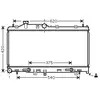 International Radiators Plus VAN WEZEL Radiateur moteur pour SUBARU: Forester, Legacy (Ref: 51002066)