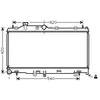 International Radiators VAN WEZEL Radiateur moteur pour SUBARU: Forester, Legacy (Ref: 51002065)