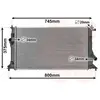 Radiateur refroidissement moteur VAN WEZEL 27002183 - Réf. 27002183