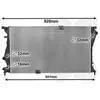 Radiateur refroidissement moteur VAN WEZEL 43002601 - Réf. 43002601