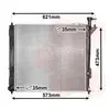 International Radiators Radiateur refroidissement moteur VAN WEZEL 82002346 - Réf. 82002346