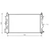 International Radiators Radiateur, refroidissement du moteur VAN WEZEL, par ex. pour Chevrolet