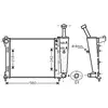 International Radiators Radiateur refroidissement moteur VAN WEZEL 73002099 - Réf. 73002099
