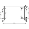 International Radiators Plus Radiateur refroidissement moteur VAN WEZEL 58002326 - Réf. 58002326