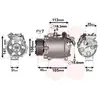 International Radiators VAN WEZEL Compresseur, climatisation pour HONDA: CR-V (Ref: 2500K263)