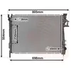 International Radiators Radiateur refroidissement moteur VAN WEZEL 20012703 - Réf. 20012703