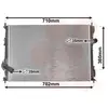 International Radiators Radiateur refroidissement moteur VAN WEZEL 13012702 - Réf. 13012702