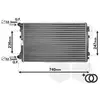 Radiateur refroidissement moteur VAN WEZEL 58002338 - Réf. 58002338