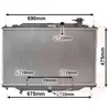 International Radiators VAN WEZEL Radiateur moteur pour MAZDA: CX-5 (Ref: 27002274)