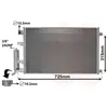 International Radiators VAN WEZEL Condenseur, climatisation pour NISSAN: Qashqai (Ref: 13015702)