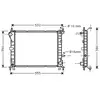 Radiateur, refroidissement du moteur 18002263 International Radiators 18002263