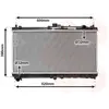 Radiateur, refroidissement du moteur MZ2138 International Radiators MZ2138