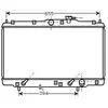 International Radiators VAN WEZEL Radiateur moteur pour HONDA: Shuttle, Odyssey (Ref: 25002094)