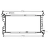International Radiators VAN WEZEL Radiateur moteur pour OPEL: Corsa, Combo (Ref: 37002185)