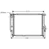 International Radiators VAN WEZEL Radiateur moteur pour BMW: Série 3, M3, Z3 (Ref: 06002132)