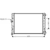 Radiateur, refroidissement du moteur 58002109 International Radiators 58002109