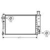 International Radiators Radiateur refroidissement moteur VAN WEZEL 40002125 - Réf. 40002125