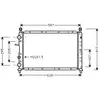 International Radiators Radiateur refroidissement moteur VAN WEZEL 17002066 - Réf. 17002066