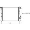 International Radiators Radiateur, refroidissement du moteur VAN WEZEL, par ex. pour Renault