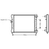 International Radiators Radiateur refroidissement moteur VAN WEZEL 49002024 - Réf. 49002024