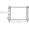 International Radiators VAN WEZEL Radiateur moteur pour RENAULT: Laguna, Espace (Ref: 43002164)