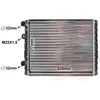 Radiateur, refroidissement du moteur VAN WEZEL, par ex. pour VW, Seat