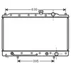 International Radiators Plus Radiateur refroidissement moteur VAN WEZEL 32002087 - Réf. 32002087