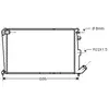 Radiateur, refroidissement du moteur 09002066 International Radiators 09002066