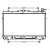 International Radiators VAN WEZEL Radiateur moteur pour HYUNDAI: Elantra, Lantra (Ref: 82002044)