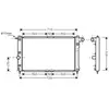 International Radiators Radiateur refroidissement moteur VAN WEZEL 81002009 - Réf. 81002009