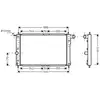 International Radiators Radiateur refroidissement moteur VAN WEZEL 81002014 - Réf. 81002014