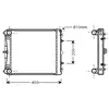 International Radiators VAN WEZEL Radiateur moteur pour PORSCHE: Boxster, 911 (Ref: 74002023)