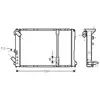 International Radiators Radiateur refroidissement moteur VAN WEZEL 43002209 - Réf. 43002209