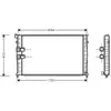 International Radiators Radiateur refroidissement moteur VAN WEZEL 40002176 - Réf. 40002176