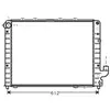 International Radiators Radiateur refroidissement moteur VAN WEZEL 73002059 - Réf. 73002059