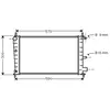 International Radiators Plus Radiateur refroidissement moteur VAN WEZEL 18002217 - Réf. 18002217