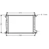 International Radiators Radiateur, refroidissement du moteur VAN WEZEL, par ex. pour Mazda, Ford