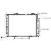 International Radiators VAN WEZEL Radiateur moteur pour MERCEDES-BENZ: Classe E (Ref: 30002189)