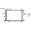 VAN WEZEL Radiateur moteur pour OPEL: Zafira, Astra (Ref: 37002252)