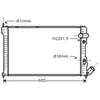 Radiateur, refroidissement du moteur 09002071 International Radiators 09002071