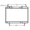 International Radiators Radiateur refroidissement moteur VAN WEZEL 17002184 - Réf. 17002184