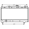 International Radiators Radiateur refroidissement moteur VAN WEZEL 53002237 - Réf. 53002237