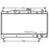 International Radiators Plus Radiateur refroidissement moteur VAN WEZEL 53002239 - Réf. 53002239