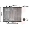 Radiateur, refroidissement du moteur VAN WEZEL, par ex. pour Peugeot