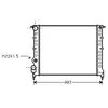 International Radiators Radiateur refroidissement moteur VAN WEZEL 43002118 - Réf. 43002118