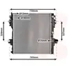International Radiators VAN WEZEL Radiateur moteur pour TOYOTA: Land Cruiser (Ref: 53012708)